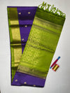 Deep Violet with Leaf Green