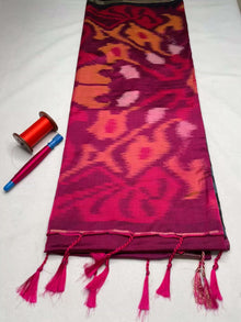 Pochampally Semi Silk Saree - Grey - view 3