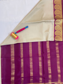 Mysore Crepe Silk Saree – Big Mango Border