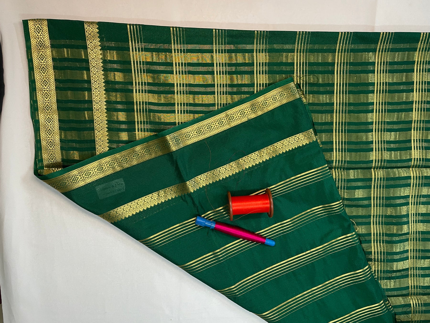 Semi Mysore Crepe Silk Saree