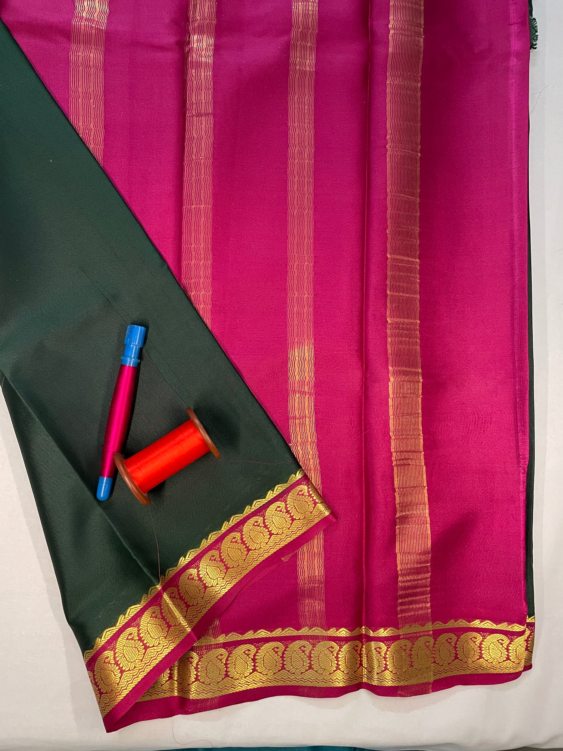 Pure Mysore Silk Crepe Saree