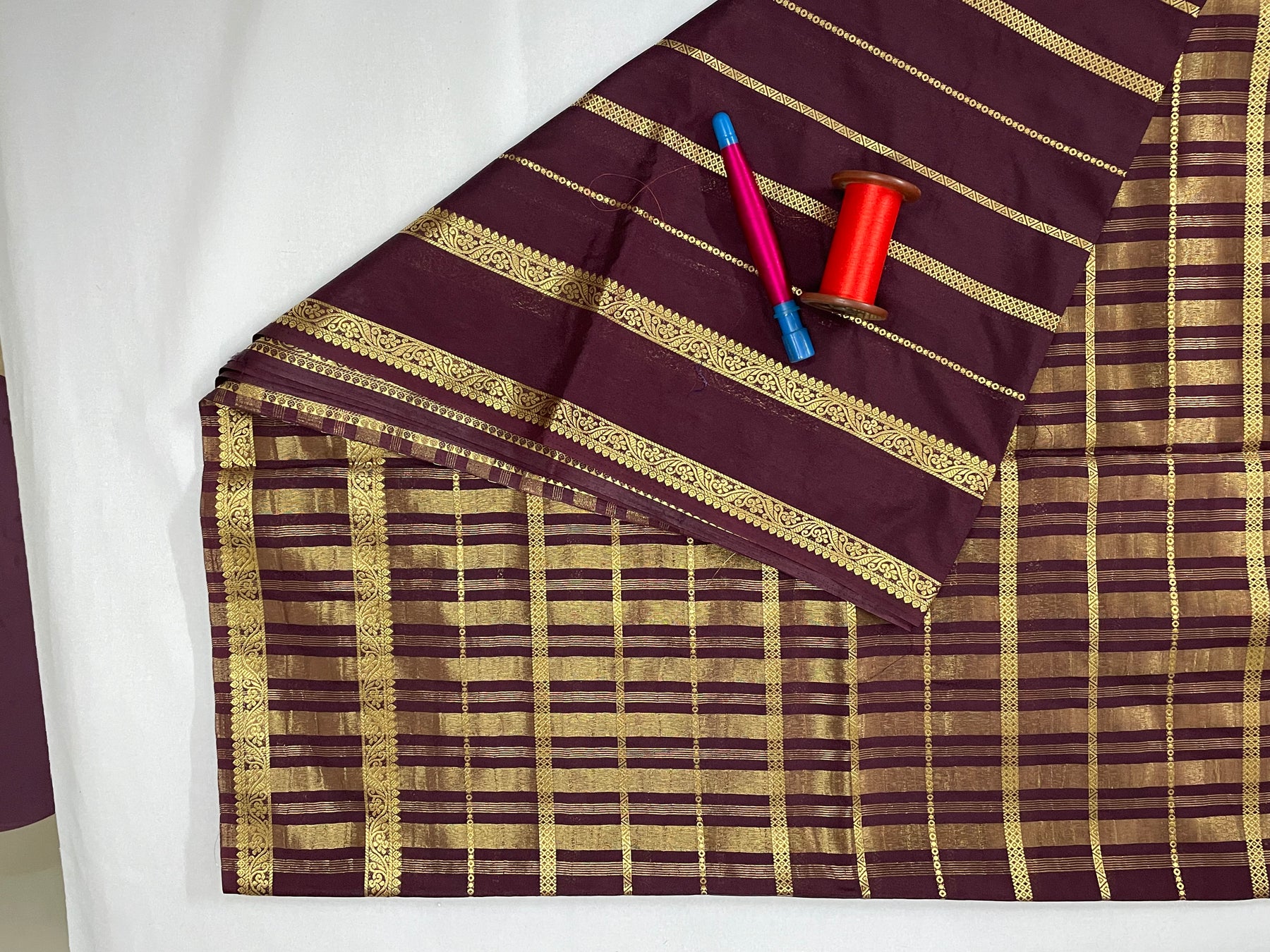 Semi Mysore Crepe Silk Saree
