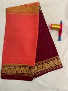 Mysore Crepe Silk Saree – Half and Half