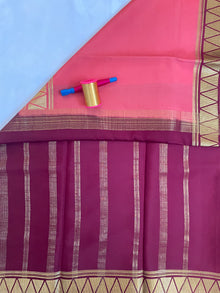 Mysore Crepe Silk Saree – Half and Half