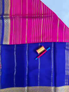 Striped Mysore Crepe Silk Saree