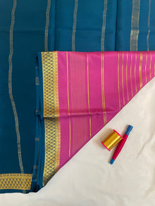 Striped Mysore Crepe Silk Saree