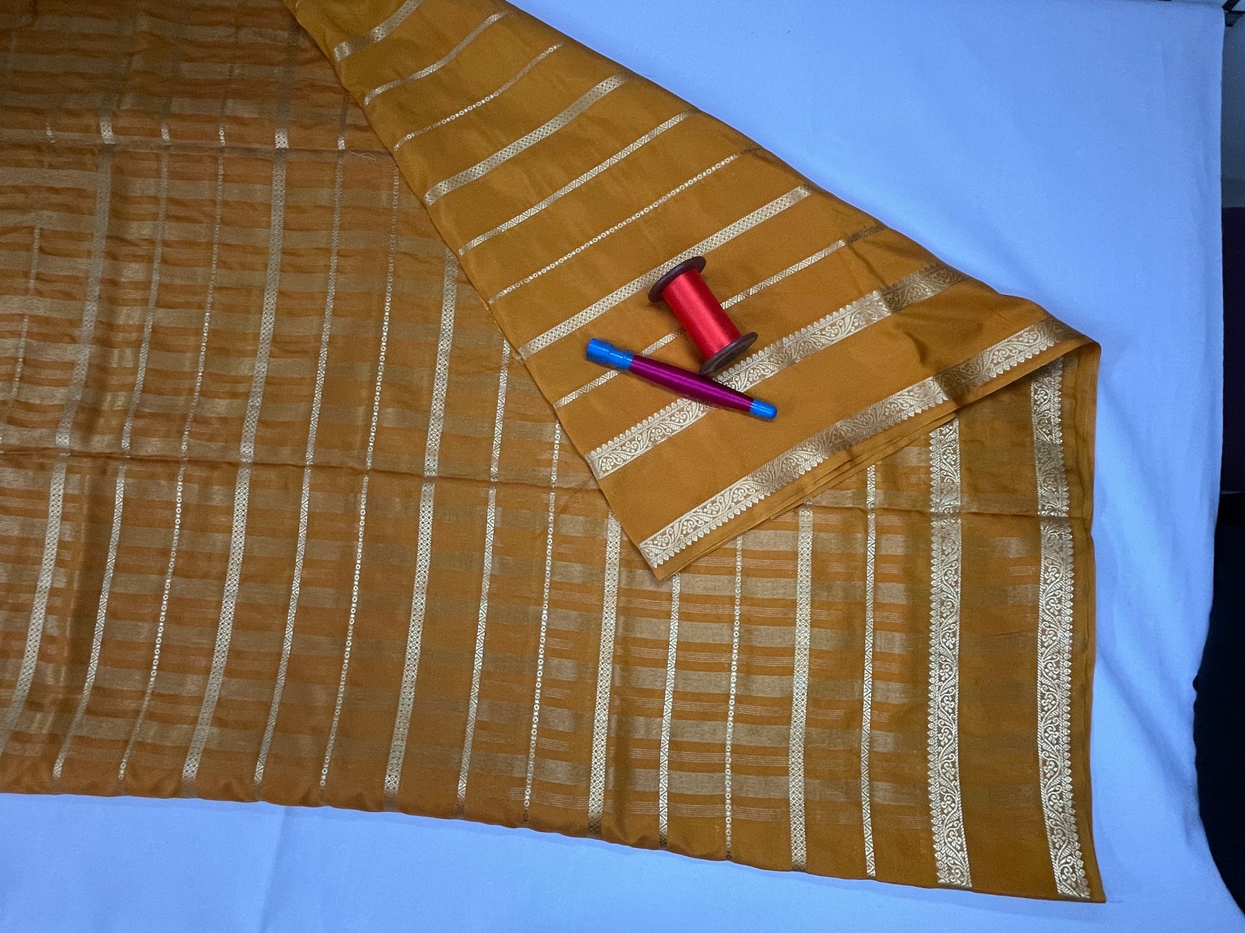 Semi Mysore Crepe Silk Saree