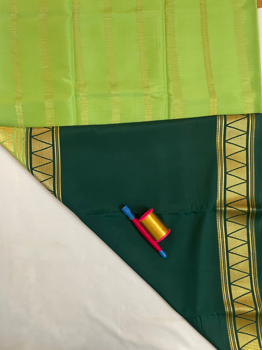 Mysore Crepe Silk Saree – Half and Half