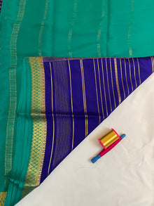 Striped Mysore Crepe Silk Saree