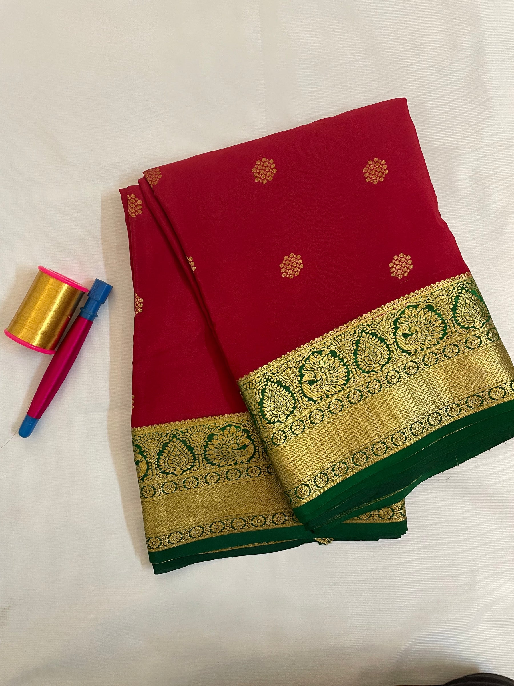 Rich Mysore Crepe Silk Saree