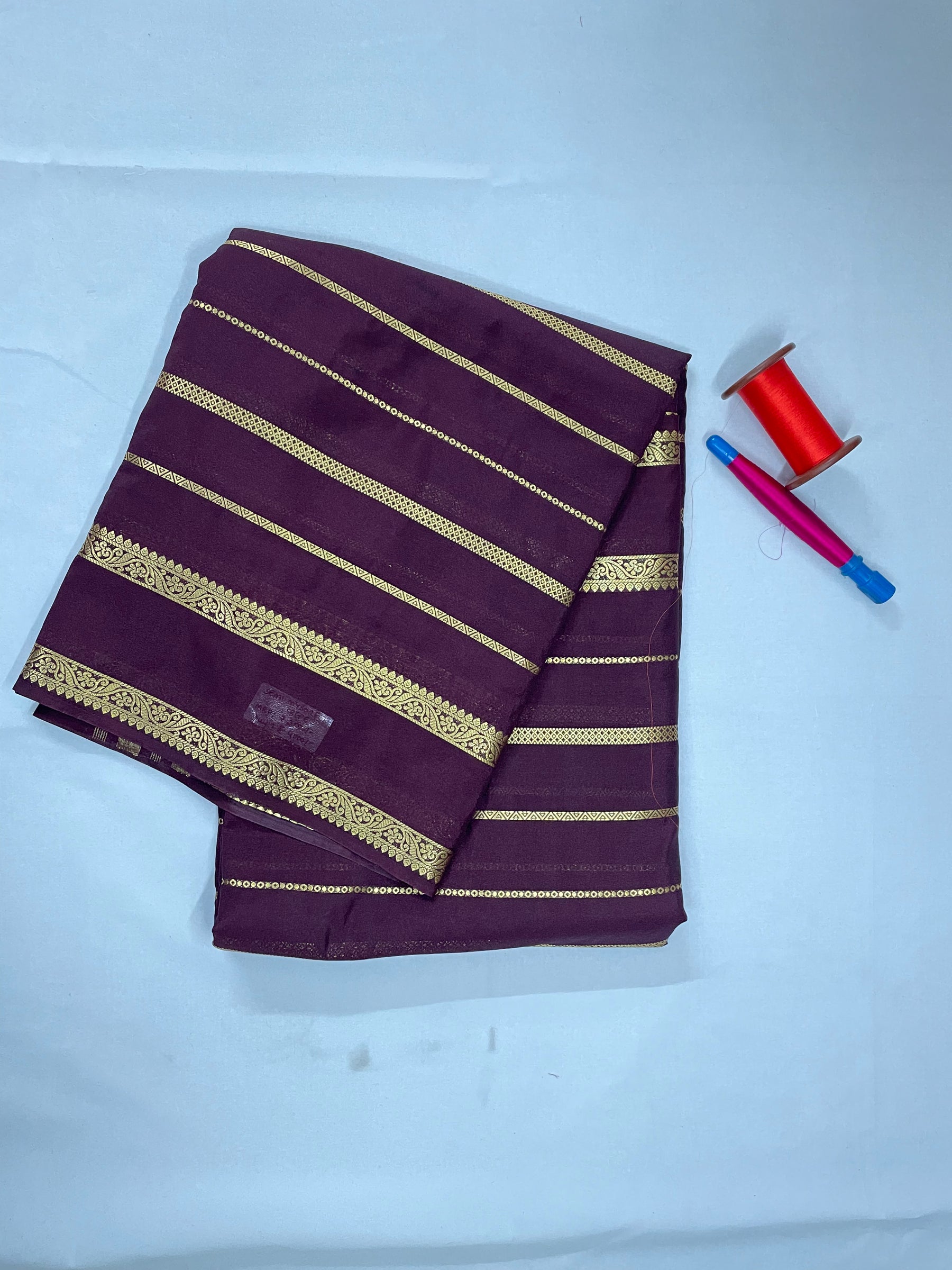 Semi Mysore Crepe Silk Saree