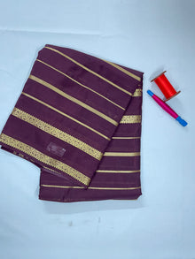 Semi Mysore Crepe Silk Saree