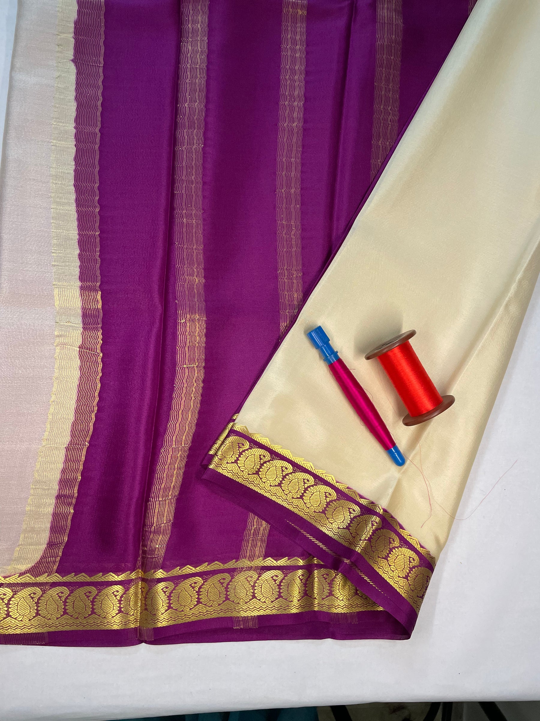 Pure Mysore Silk Crepe Saree