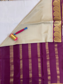 Mysore Crepe Silk Saree – Big Mango Border