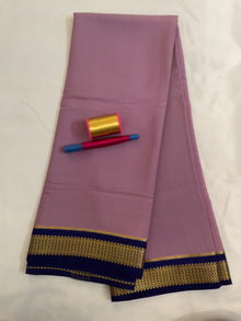 Mysore Crepe Silk Saree – 120 GSM