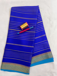 Striped Mysore Crepe Silk Saree