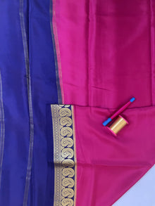Mysore Crepe Silk Saree – Big Mango Border