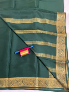 Mysore Crepe Silk Saree – Gatti Border
