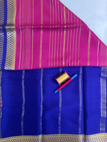 Striped Mysore Crepe Silk Saree