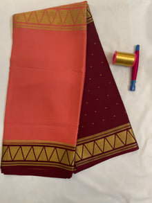 Mysore Crepe Silk Saree – Half and Half